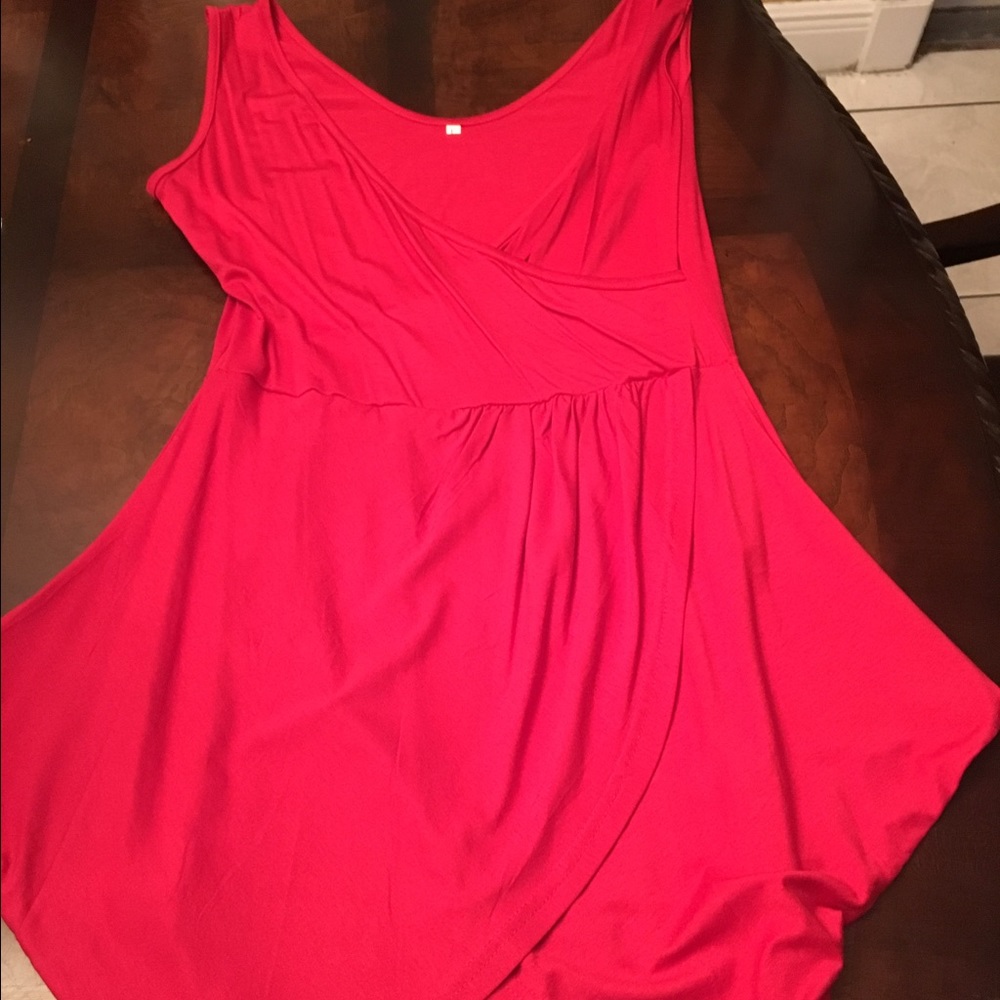 Red dress