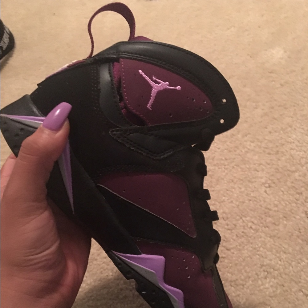 Purple Jordan 7s
