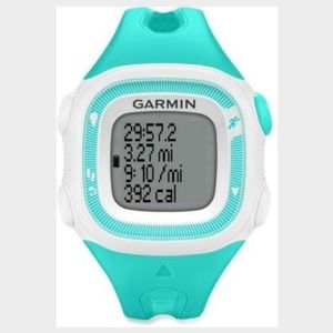 Garmin Forerunner 15 GPS running watch.