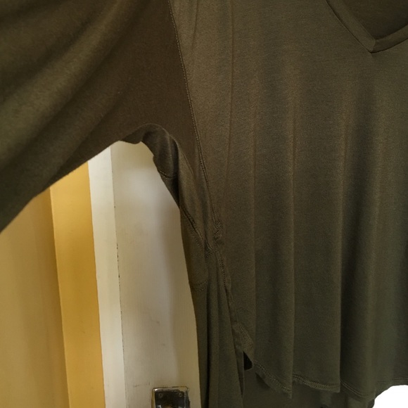 MADEWELL Olive Green Fun Detailed Top Sz M - Picture 4 of 4