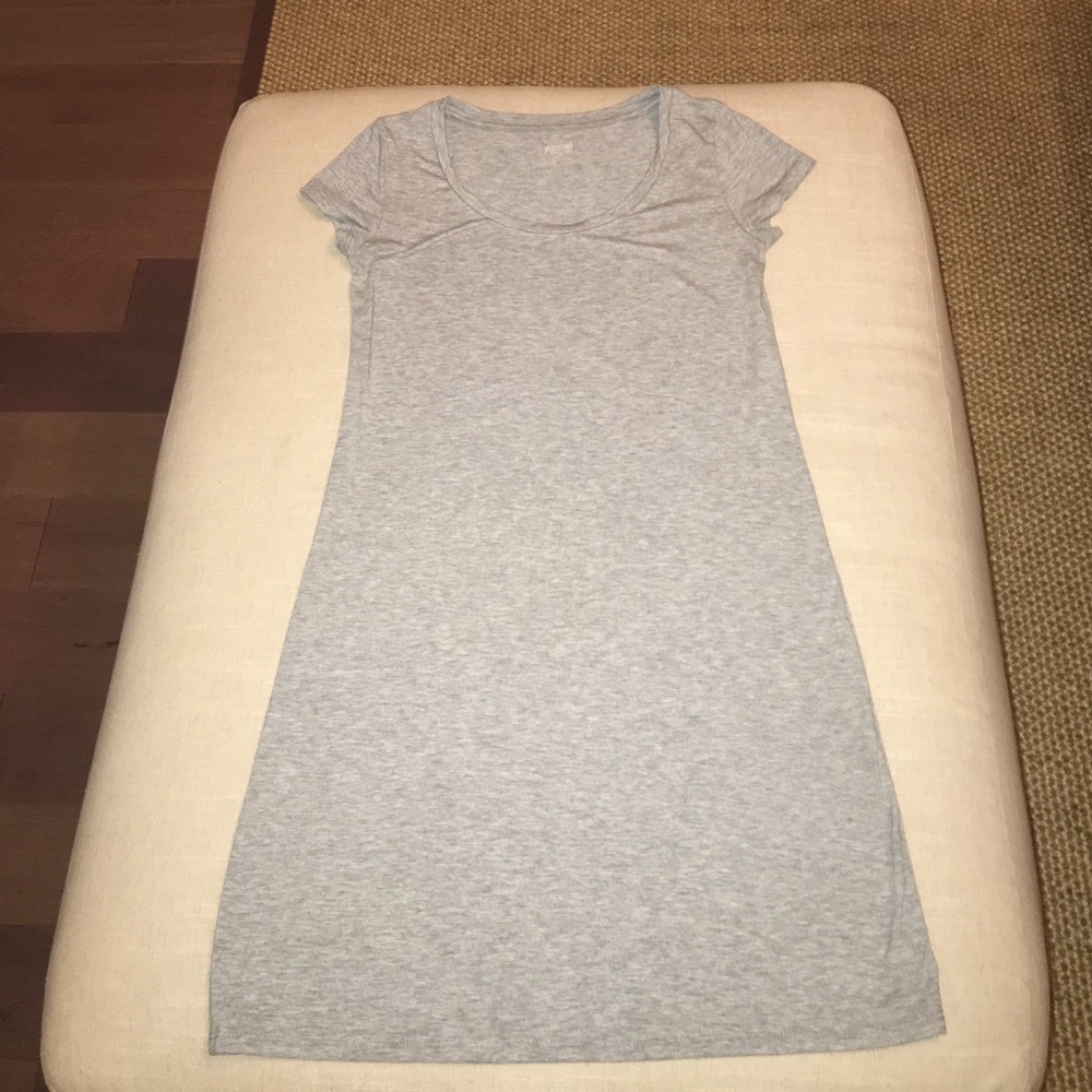 Gray t-shirt dress, Size small