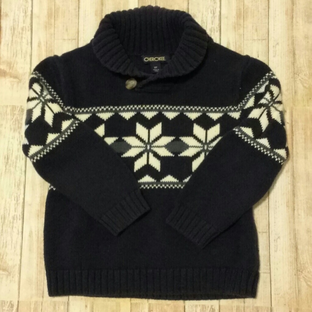 Shawl collar sweater