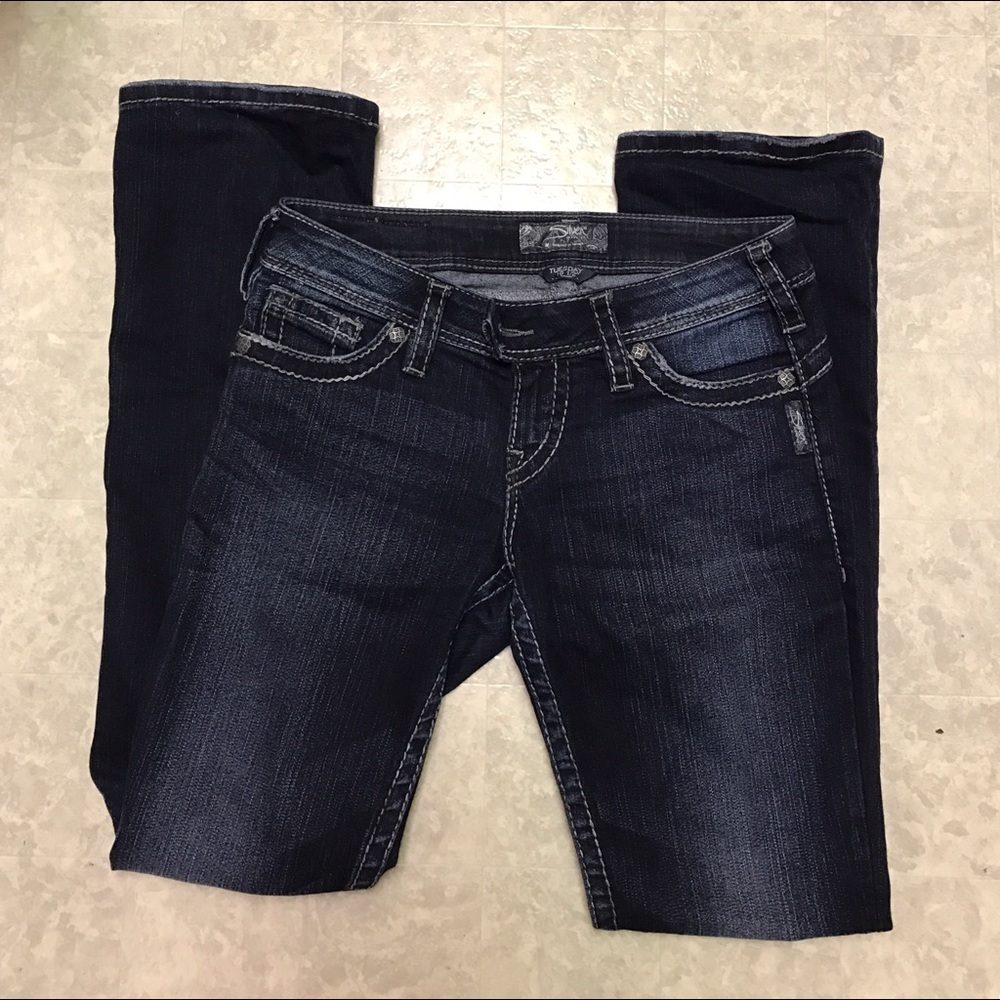 Silver jeans