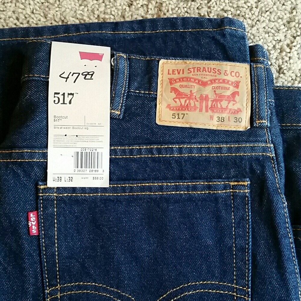 Levi 517 bootcut jeans