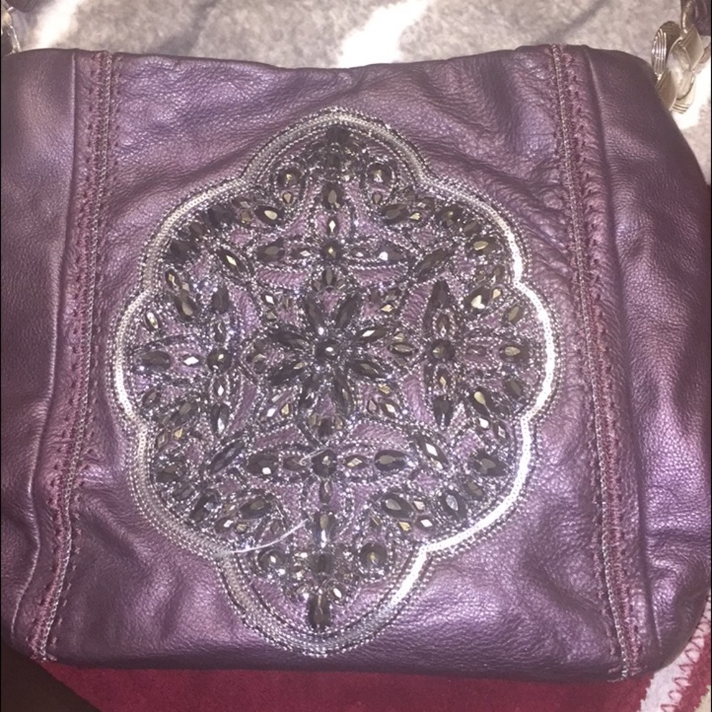 SOLD -Beautiful Purple Anju Brighton Handbag