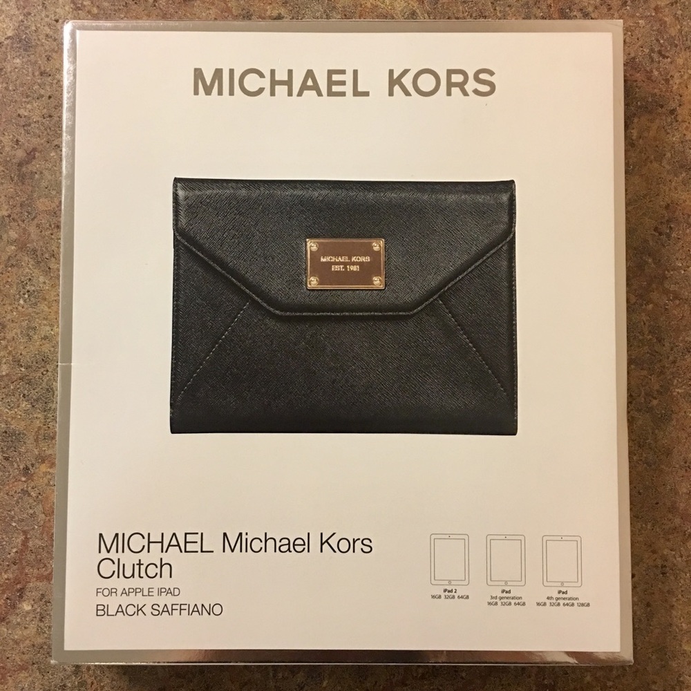 SOLD NWT Michael Kors IPad Clutch