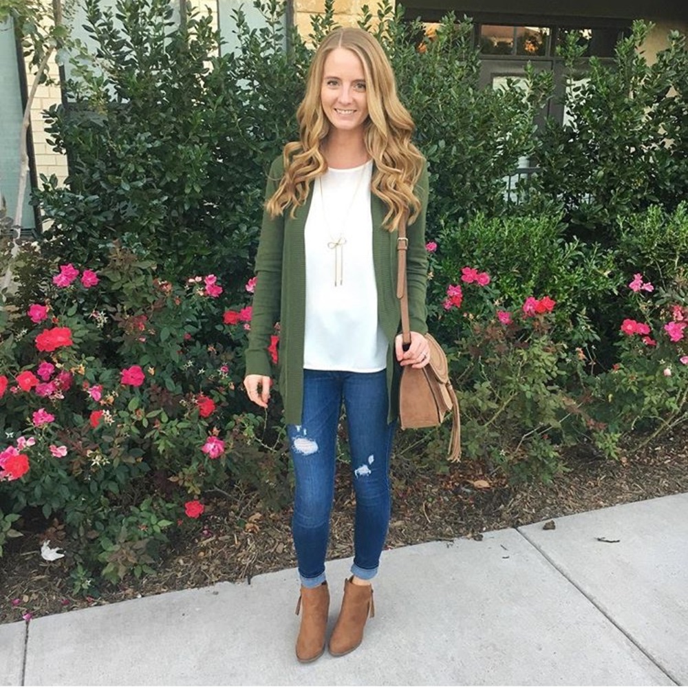 Green Cardigan