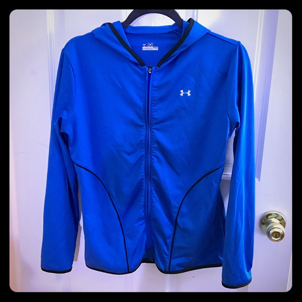 Under Armour Blue Zip Down Hoodie