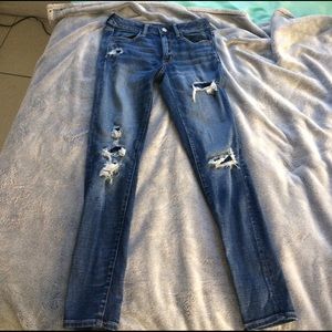 American eagle ripped jeans