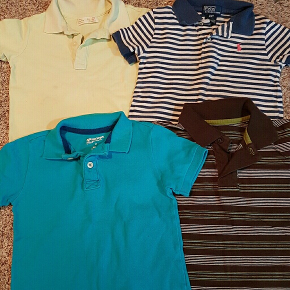 SOLD Lot of 9 toddler polos shirts size 3T - Picture 4 of 4