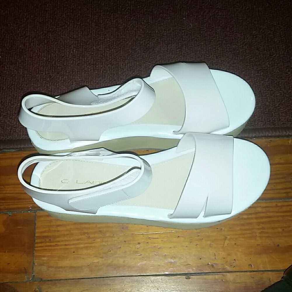 White Platform Sandals