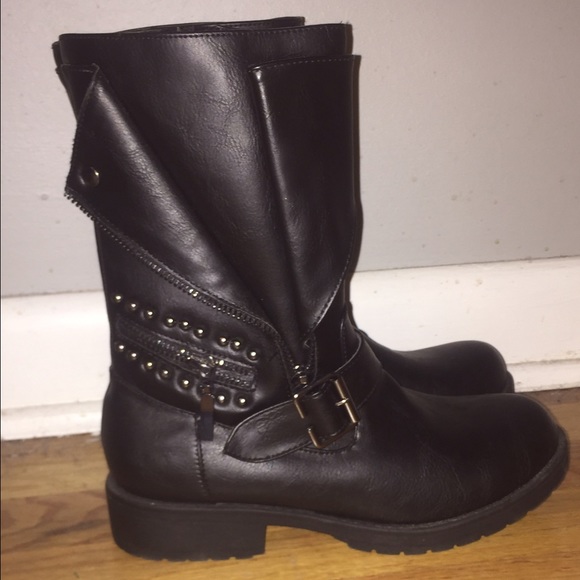Vince Camuto Shoes - Studded biker boots