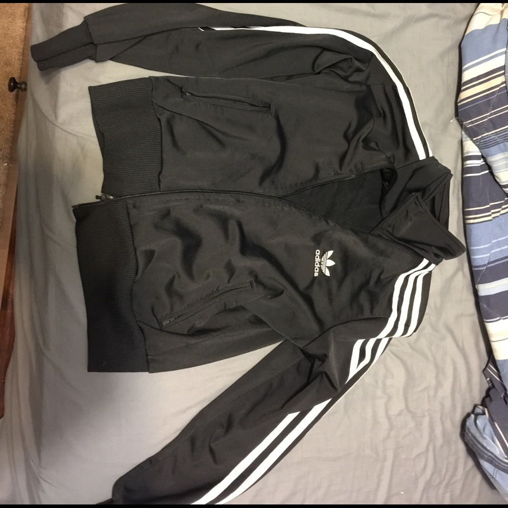Adidas trefoil big logo on back