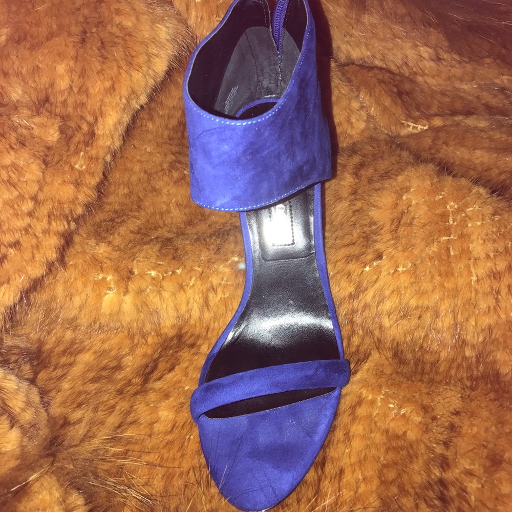 Blue. Audrey broke shoes