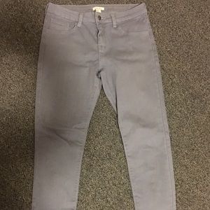 Forever 21 Light Grey Jeans