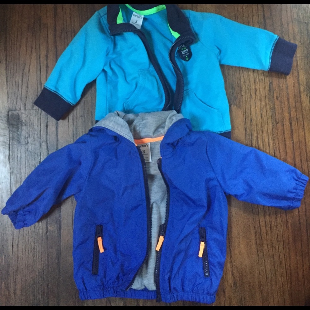 2 New Blue Carter's Sweater/Jacket