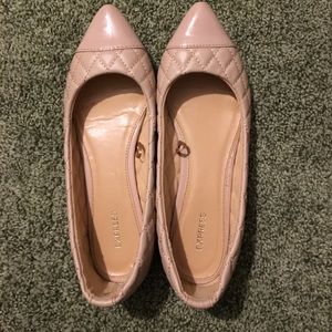 PRICE LOWERED Express nude flats!!