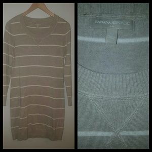 Banana Republic XS Sweater Dress Light Oatmeal