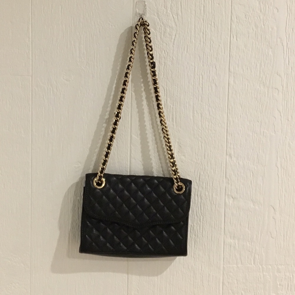 Rebecca Minkoff Black Leather "Mini Affair" purse