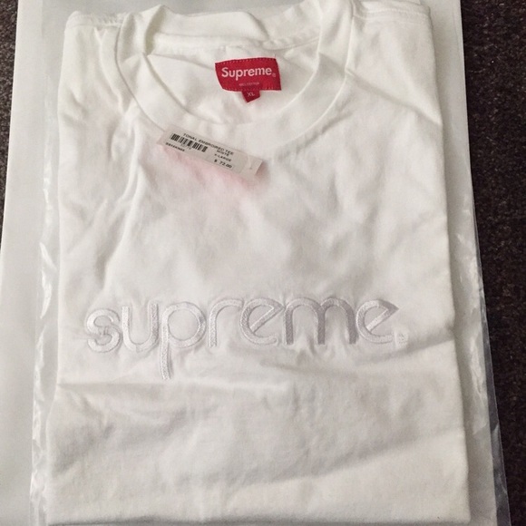 supreme tonal embroidered tee