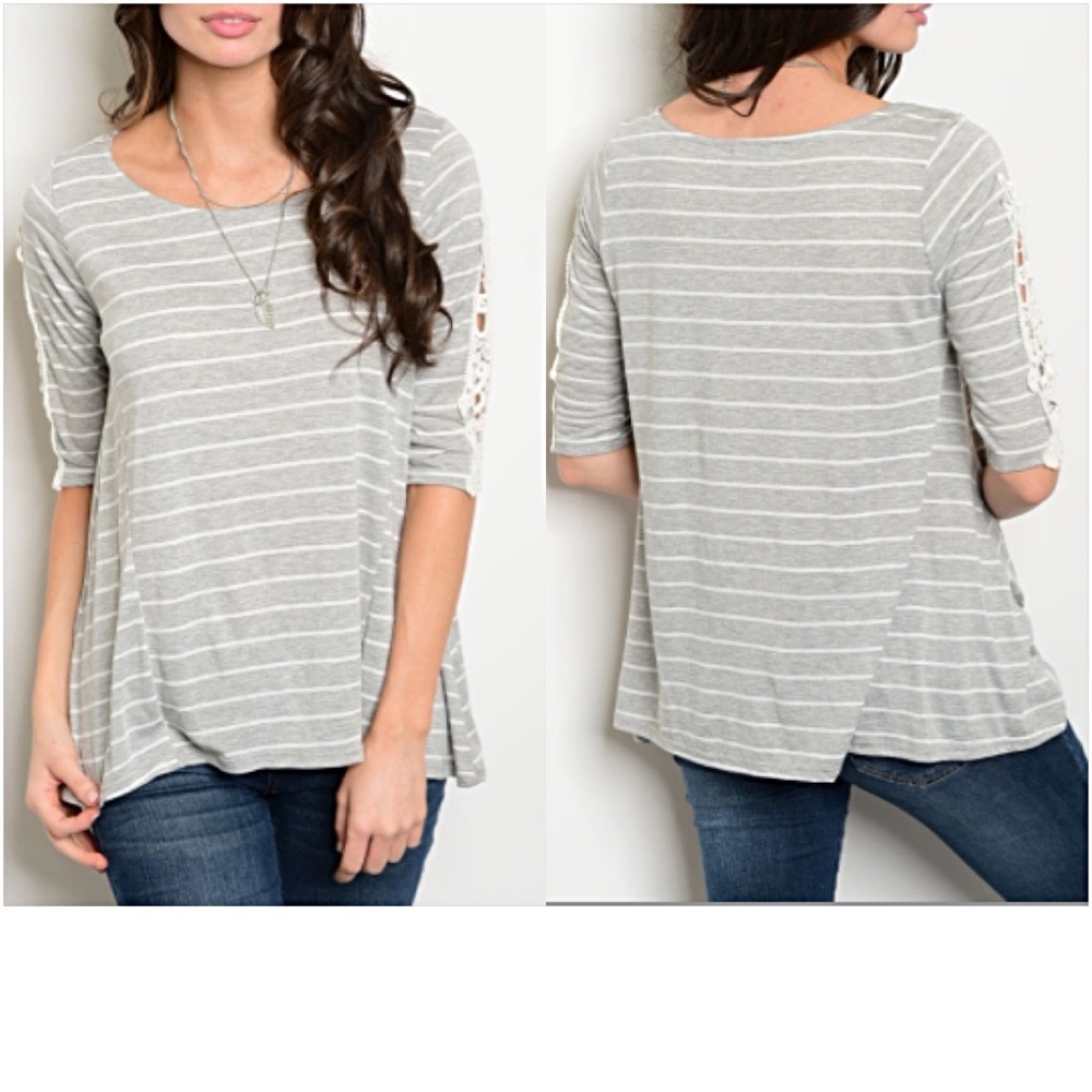 🔴PRICEDROP🔴Casual Chic Crochet Lace Top SM - Picture 4 of 4