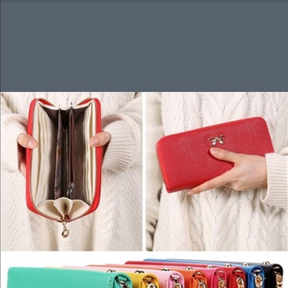 💜 SALE 💜 .........Ladies Wallet (Black or Pink) - Picture 4 of 7