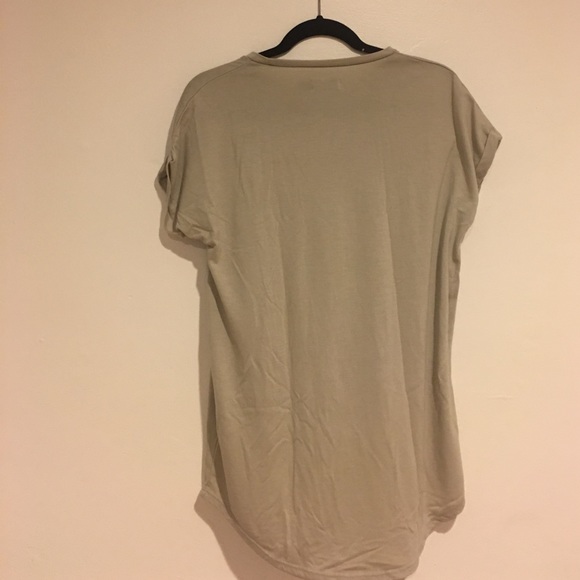 Topman Hem Cut T-Shirt - Picture 2 of 4