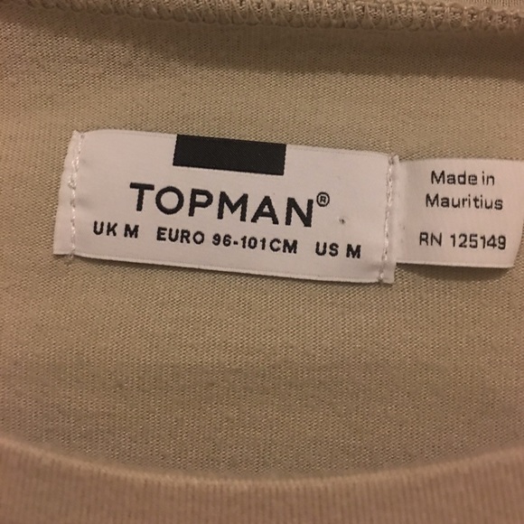 Topman Hem Cut T-Shirt - Picture 4 of 4