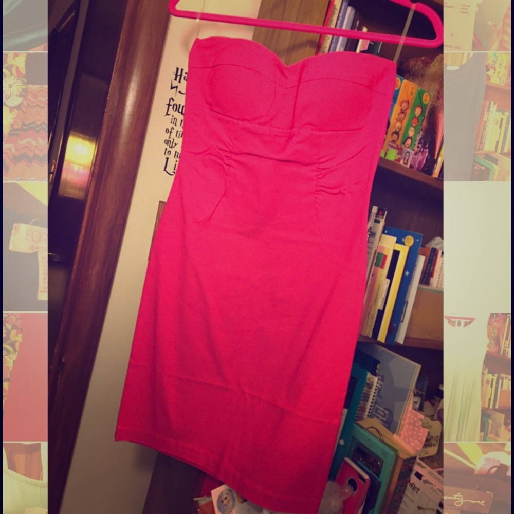Body central pink dress