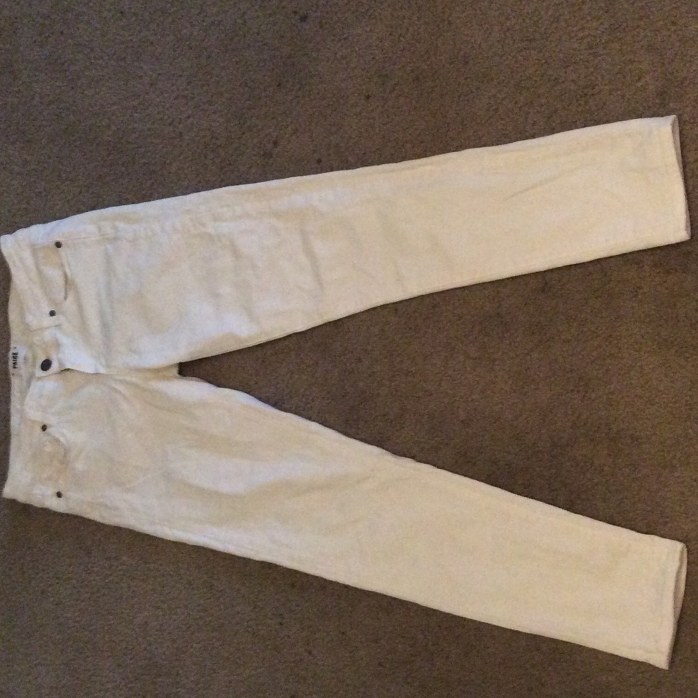 White Paige denim