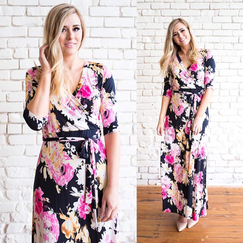 *SALE* Olivia Floral Maxi Dress