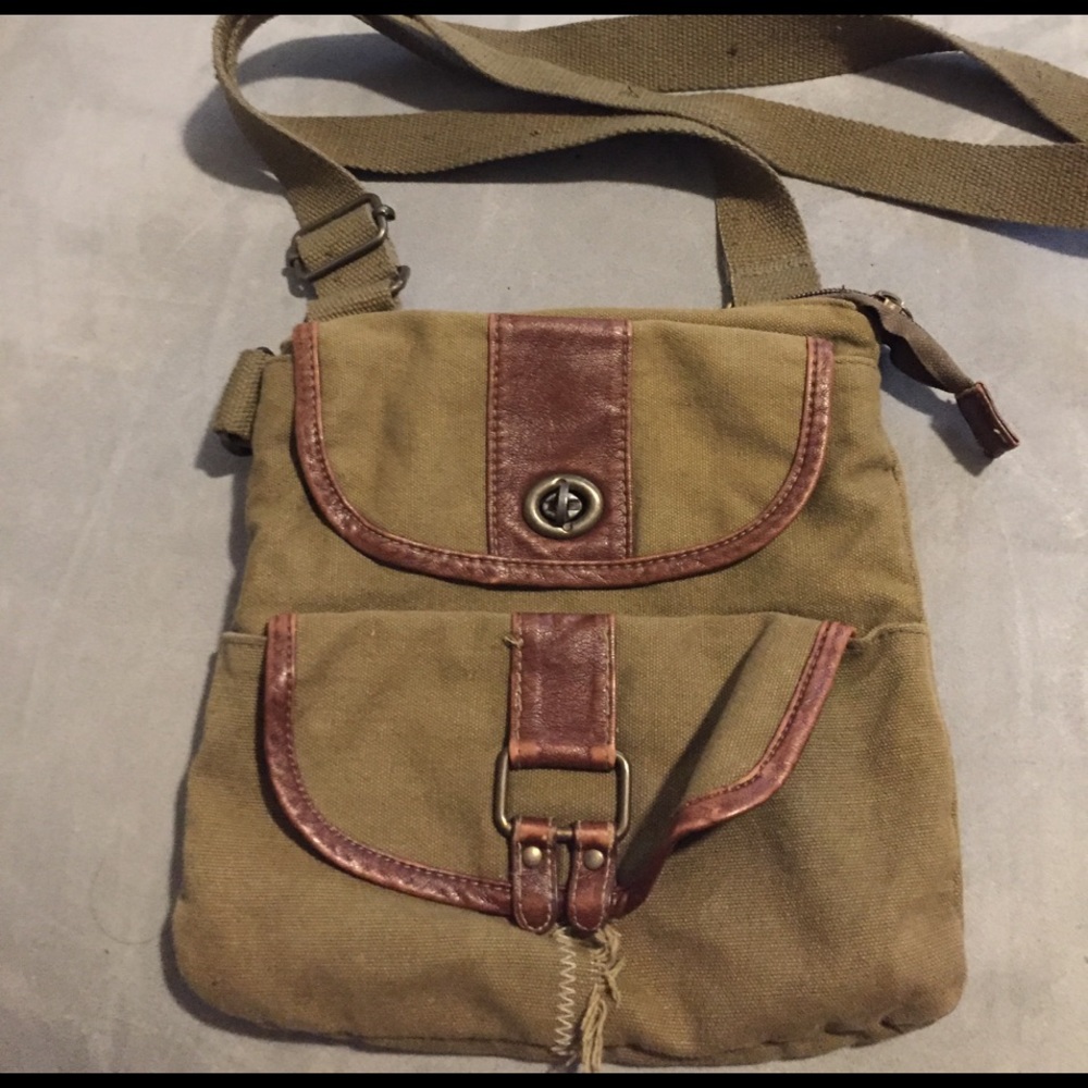Cloth satchel purse