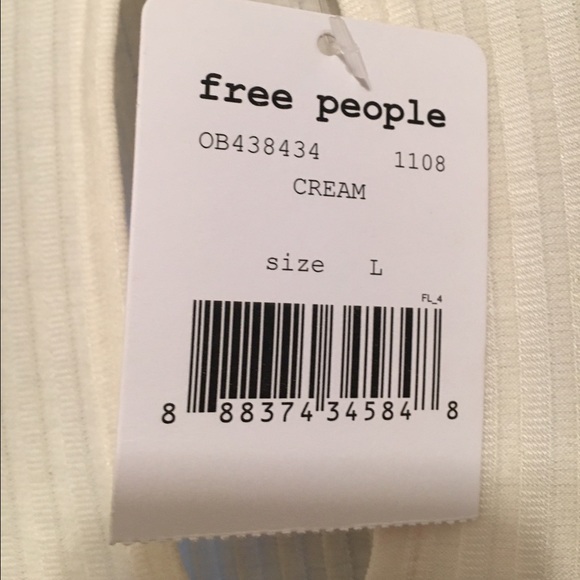 Free People High Neck Cream Dress - Picture 3 of 3