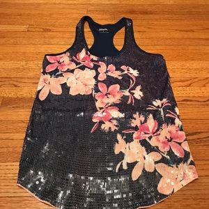 S Express sequin tank