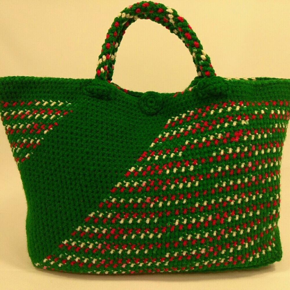 Handmade crochet women handbag