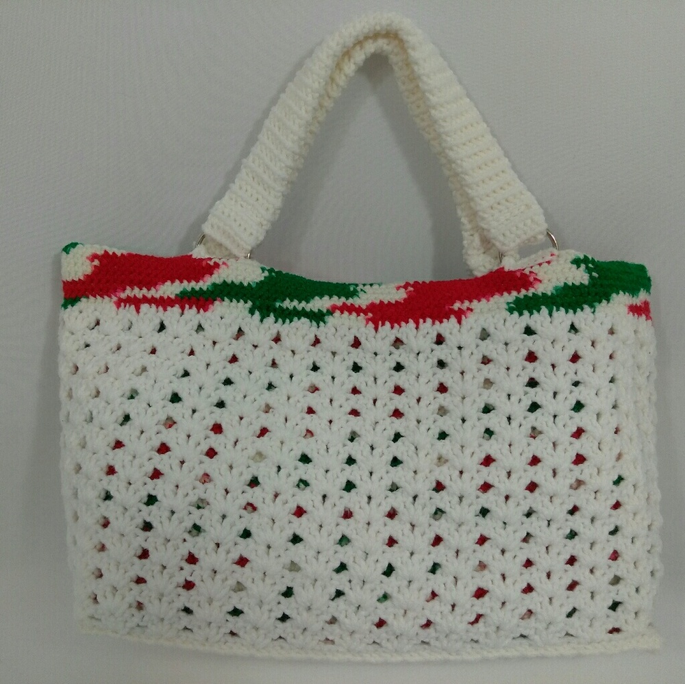 Handmade crochet women handbag