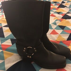 Frye harness boots