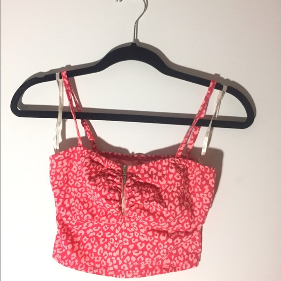 Leopard print crop top🐆 - Picture 1 of 2