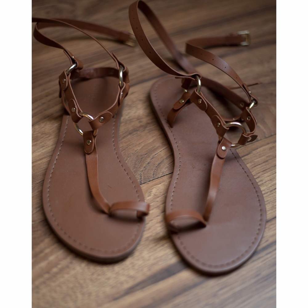 Brown Gladiator Sandals