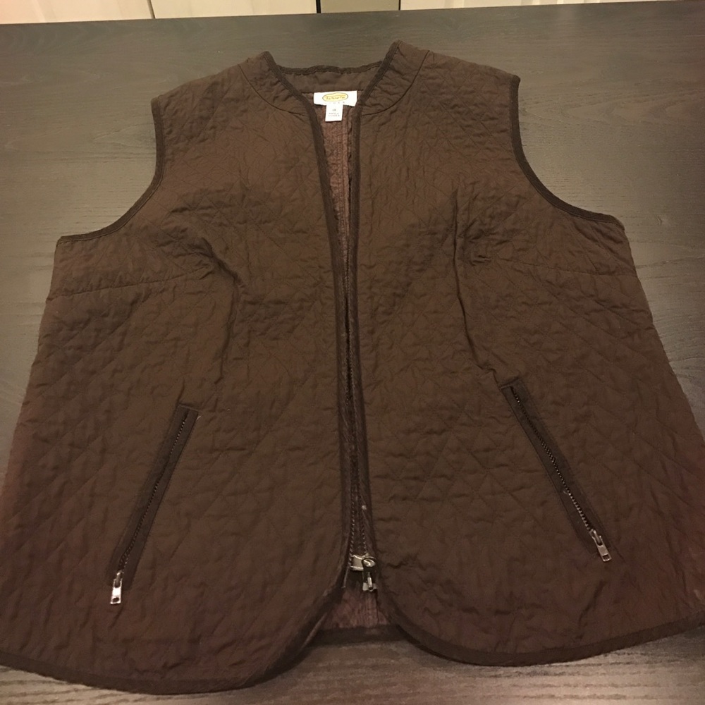 Talbots quilted vest