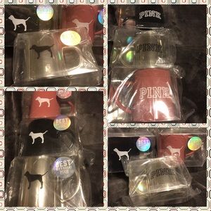 BNIP Pink Victoria'sSecret Coffee Mug Bundle