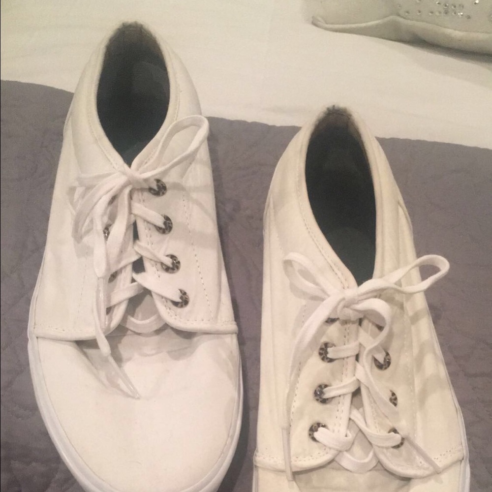Mens White Vans
