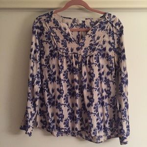 Beautiful Blue Pintuck Blouse!