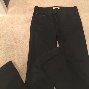 black skinny madewell jeans