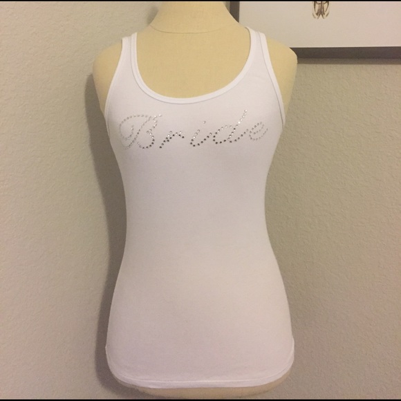 Gilligan & O'Malley Tops - Bride Sparkle Tank