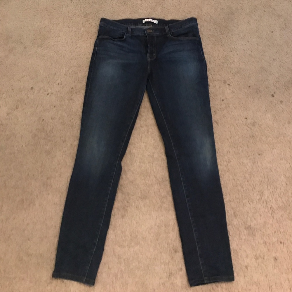 J Brand dark skinny jeans