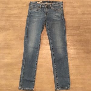 AG Stevie Ankle Petite slim straight jeans