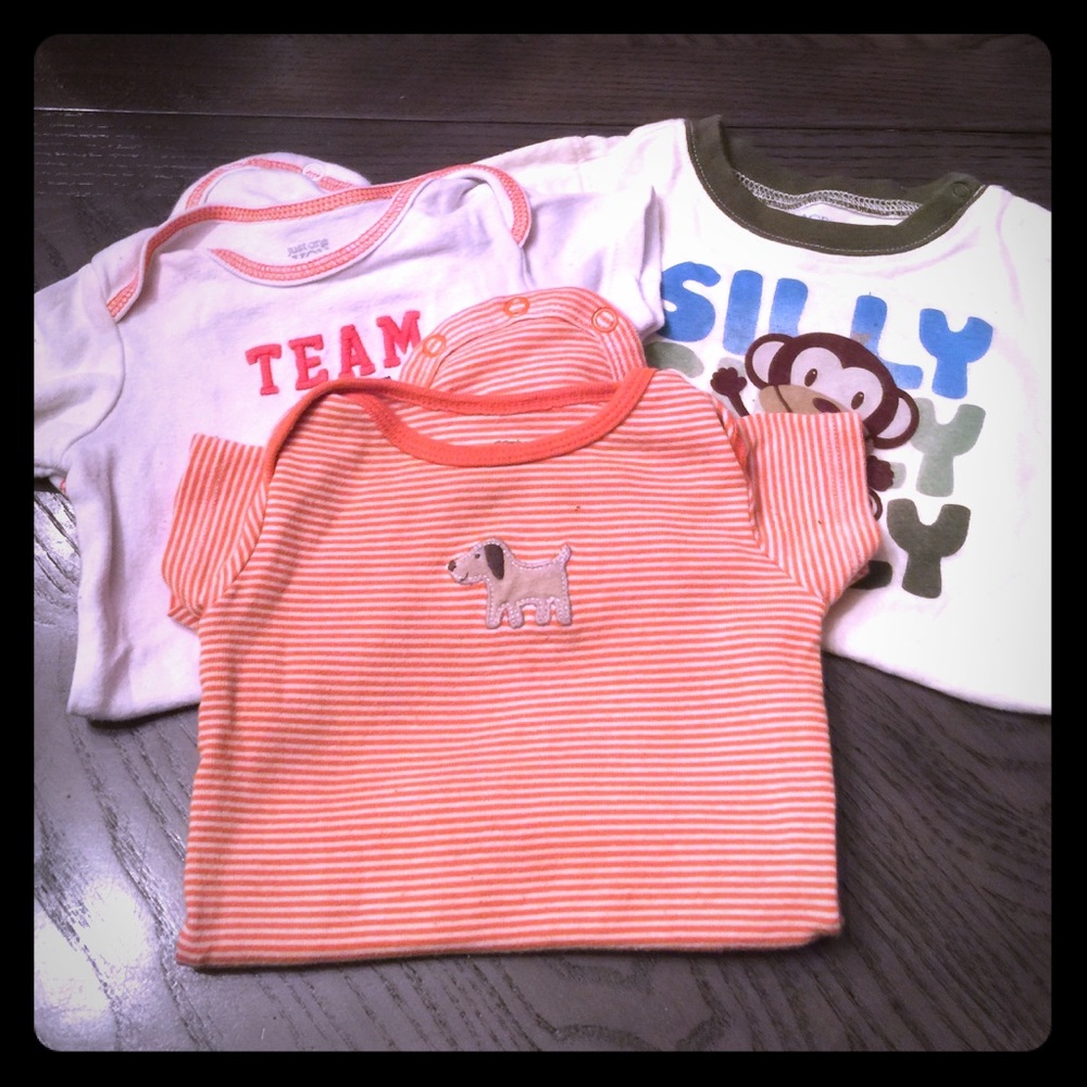 3 pcs onesies