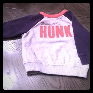 9m Carters Mommy's Hunk sweatshirt