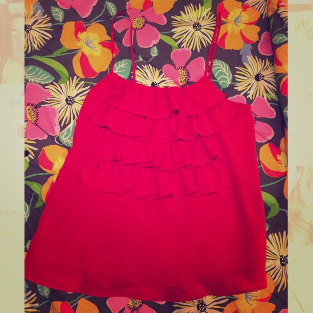 Forever 21 red going out top